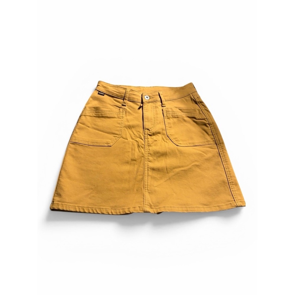 KÜHL Kontour™ Skirt in a mustard or dark gold shade Size 0 Gorpcore
